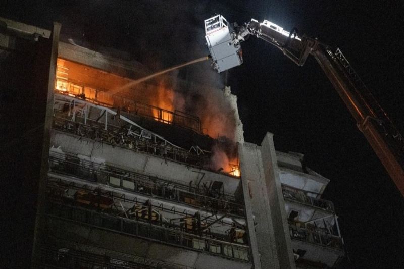 Rusiya Ukraynaya PUA hücumu edib, 11 yaralı var 