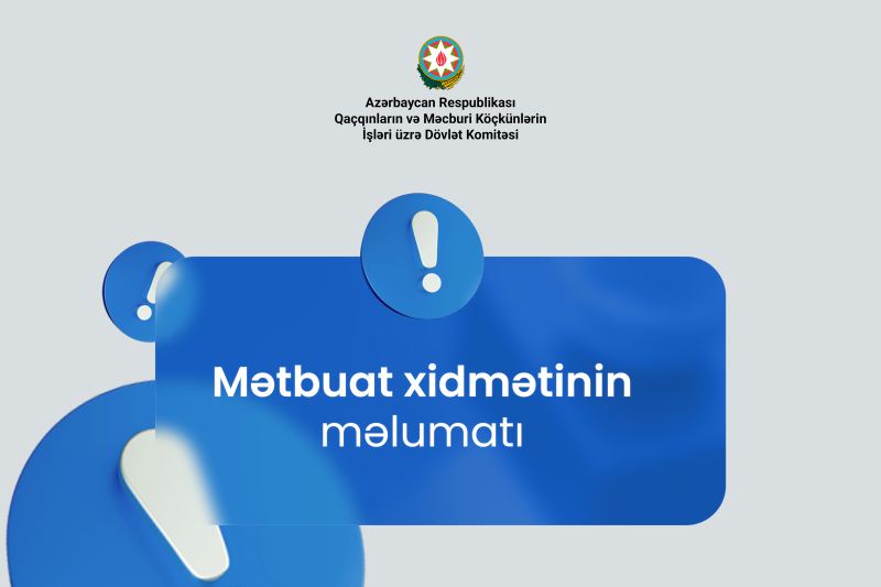 \"Qaçqınkom\"un ünvanına səsləndirilən ittihamlara aydınlıq gətirildi 