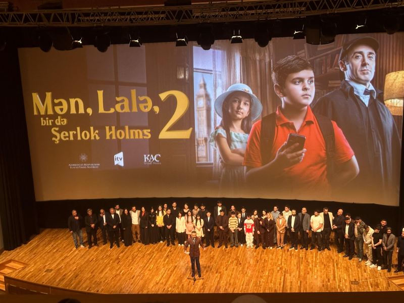 \"Mən, Lalə, bir də Şerlok Holms -2\" filminin təqdimatı keçirilib - FOTOLAR