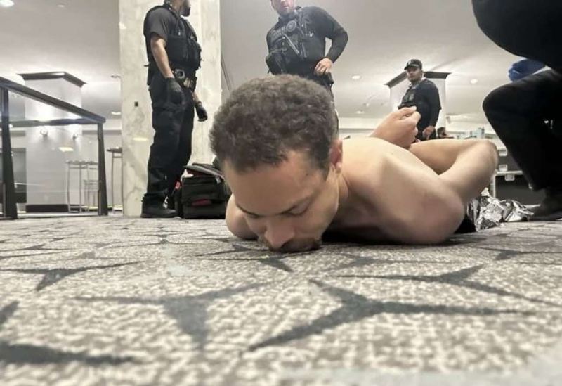 Tramp silahlı şəxsin görüntülərini yaydı - FOTO 