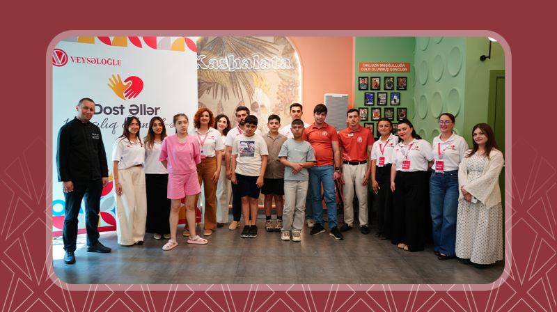 Veysəloğlu MMC-nin “Dost Əllər” layihəsi çərçivəsində neyromüxtəlifliyi olan gənclər üçün masterklass keçirilib
