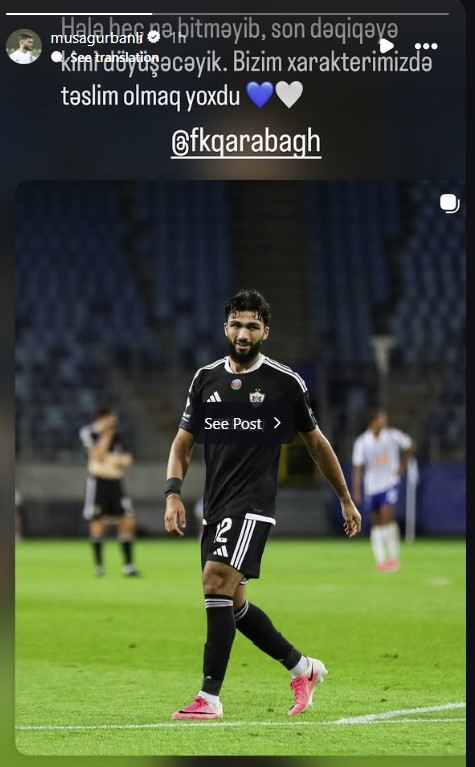 “Bizim xarakterimizdə təslim olmaq yoxdur” - Musa 