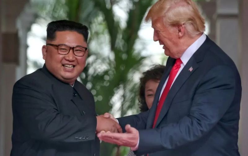 Tramp Kim Çen Inlə görüşmək istəyir 
