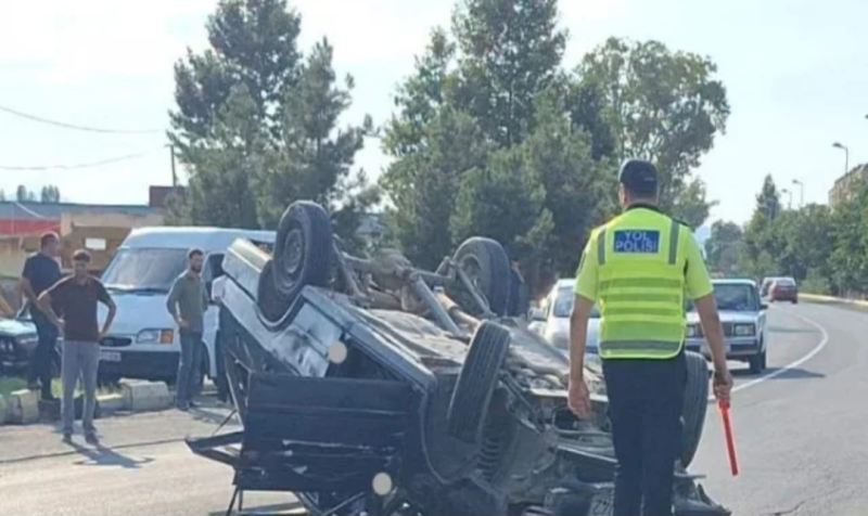 Ağstafada iki avtomobil toqquşub, xəsarət alanlar var 