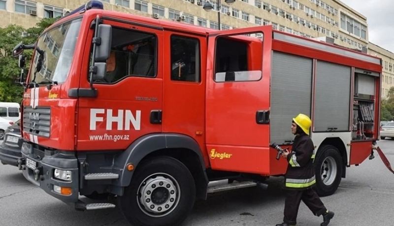 Sumqayıtda GÜCLÜ YANĞIN: Zəhərlənənlər var 