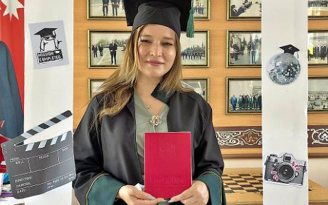 Şəhid anası da tələbə adını qazandı - Foto 