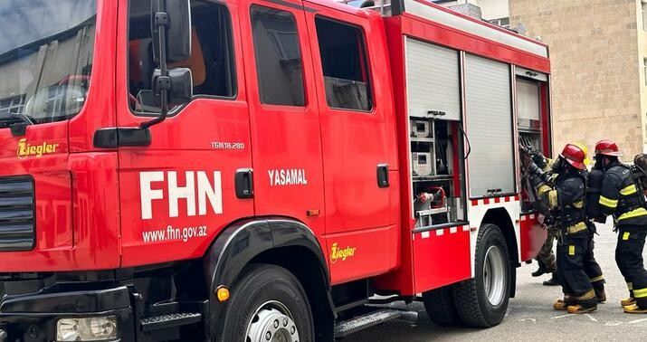 Hövsanda açıq ərazidə YANĞIN 