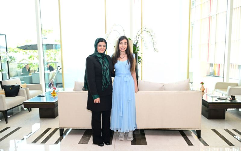 Leyla Əliyeva Zarqa Yaftalı ilə görüşdü 