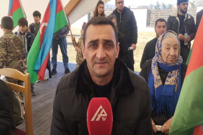 Xocalıya qayıdan sakin: Çətin günlər tarixə qovuşdu 