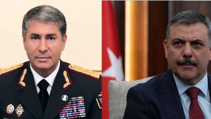 Türkiyə və Azərbaycan daxili işlər nazirləri telefonda danışdı 