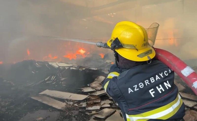 Naxçıvanda məsciddə yanğın baş verib 