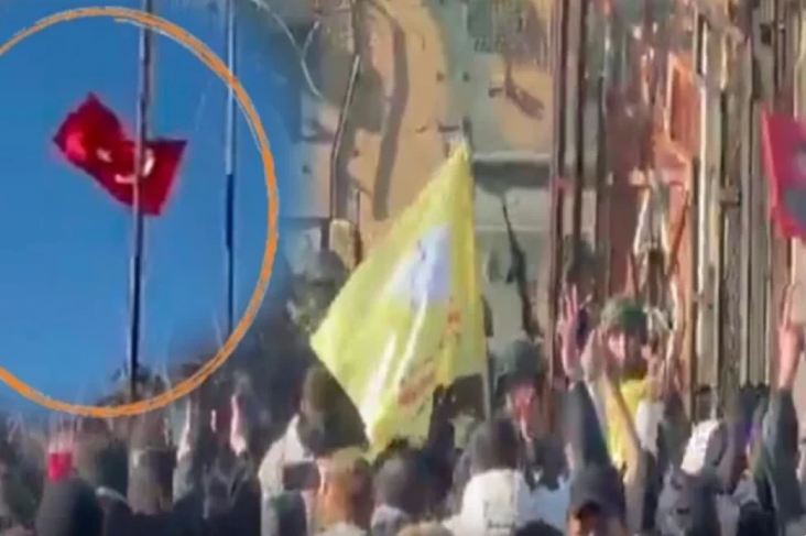 Türkiyə bayrağına qarşı təxribat törədən 14 nəfər saxlanılıb 