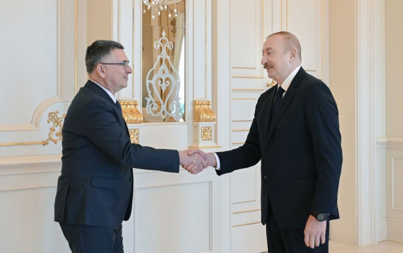 Prezident İsrail XİN rəhbərini qəbul etdi - Fotolar 