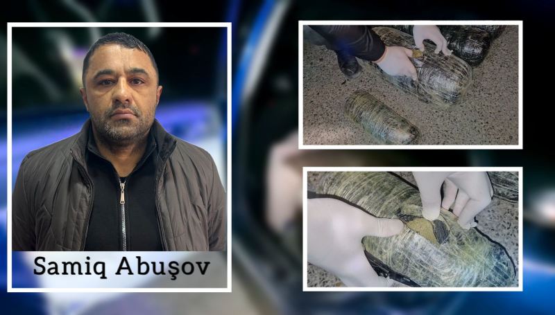 Narkotacir saxlanıldı 