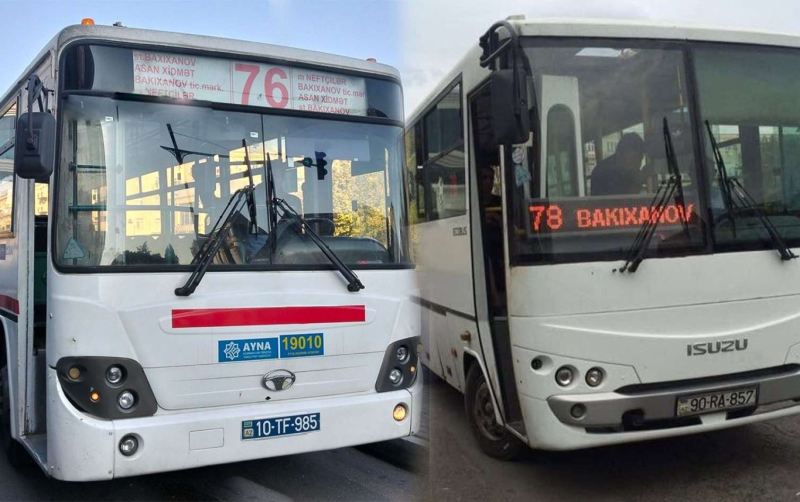 Bu avtobuslar yenilənir - Gedişhaqqı 50 qəpik 