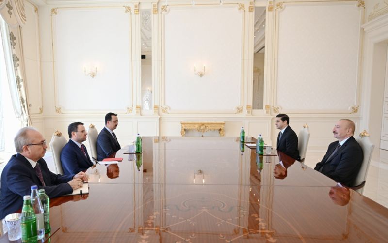Prezident Türkiyənin ədliyyə nazirini qəbul etdi - Fotolar 