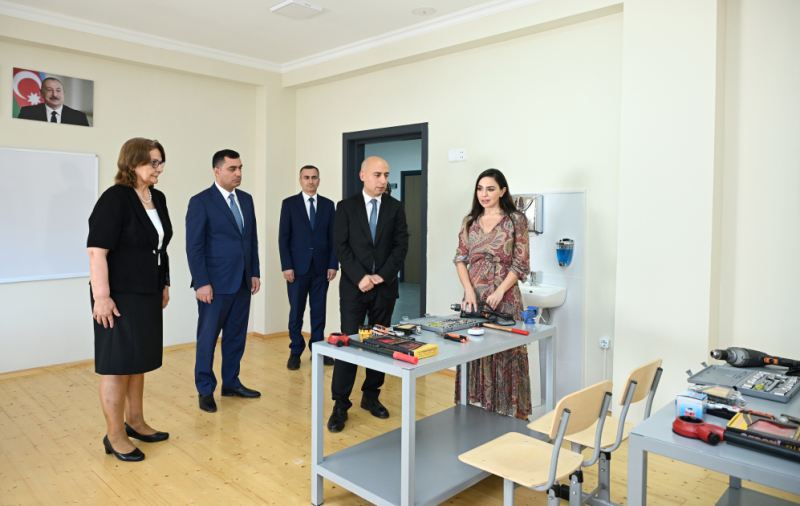 Leyla Əliyeva Yevlaxda açılışda - Fotolar 