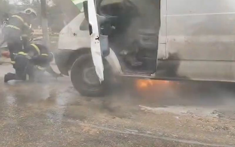 Masazırda “Ford” yandı 