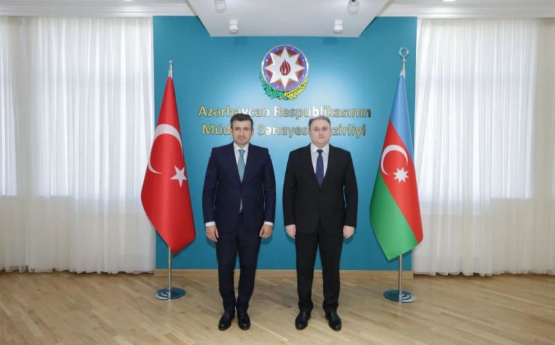 Vüqar Mustafayevlə Selçuk Bayraktar görüşüblər - FOTO 