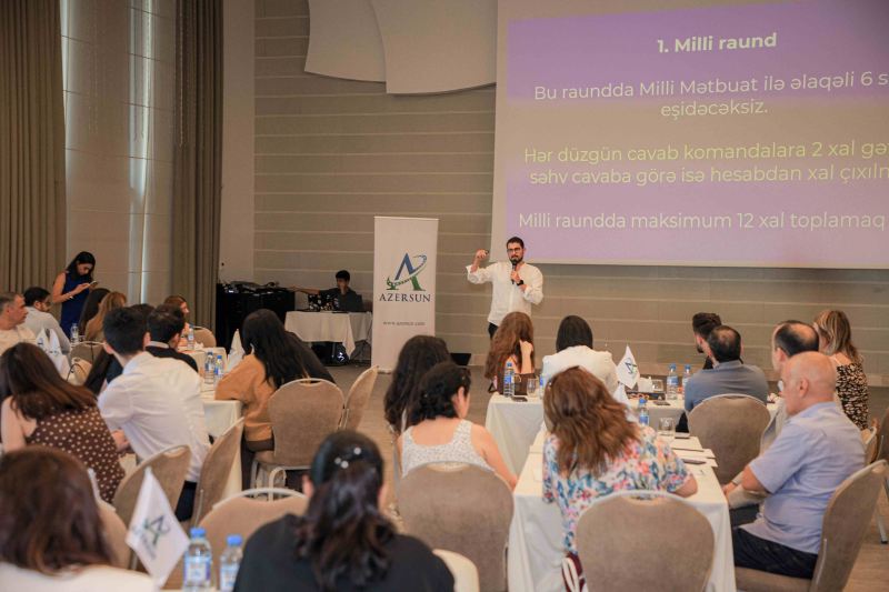 “Azərsun Holdinq” Milli mətbuat Günü münasibəti ilə tədbir keçirib 