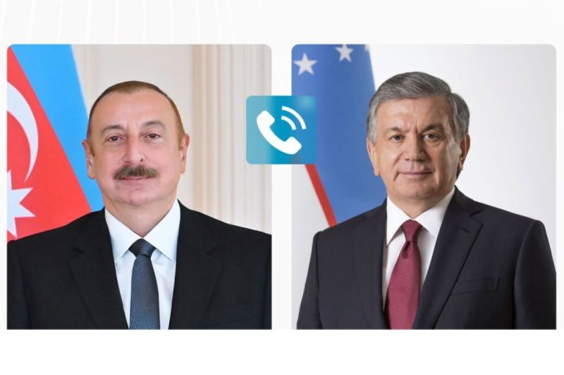 Azərbaycan lideri Şavkat Mirziyoyevə zəng edib 