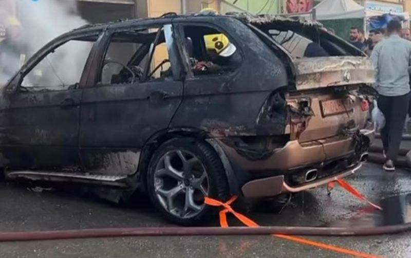 Hökməlidə “BMW” yandı - Foto 
