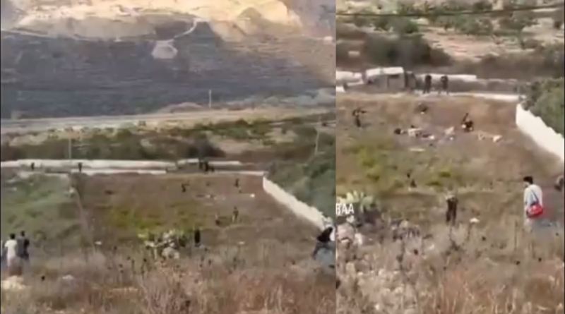 İsrail hərbçiləri fələstinliləri güllələdi - Dəhşətli görüntülər - Video