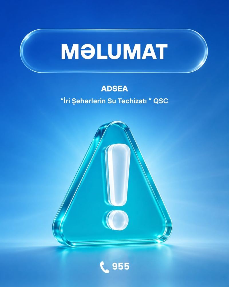 Su xəttinin qəzalı hissəsi yenisi ilə əvəzləndi 