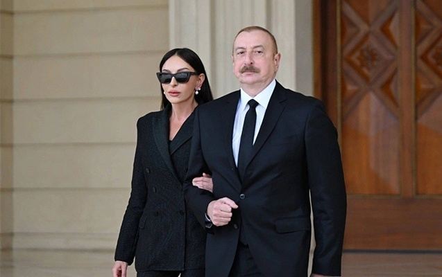 Prezidentlə xanımının şərəfinə ziyafət verildi 