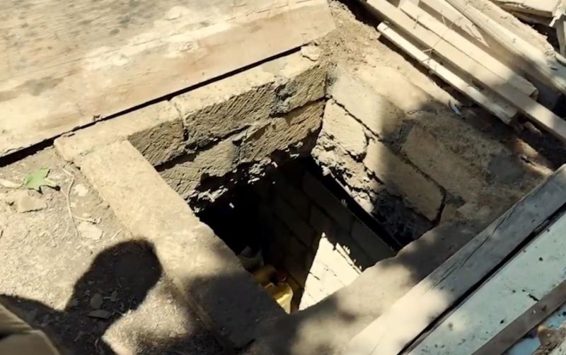 Novxanıda gizli narkobunker aşkarlandı - Əməliyat görüntüləri 