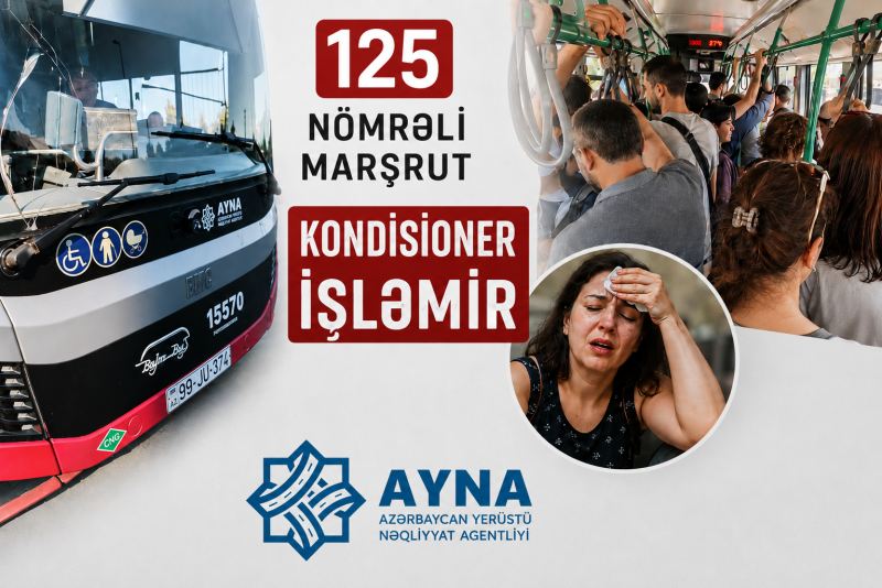 Marşrutda sərnişinin halı pisləşdi - AYNA vətəndaşları niyə istidən \"bişirir\"?