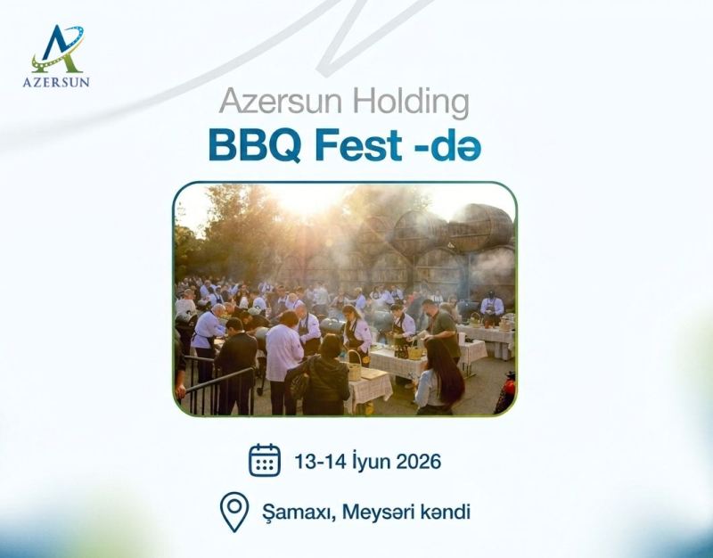 “Azərsun Holdinq” Barbekü festivalının baş sponsorlarındandır 