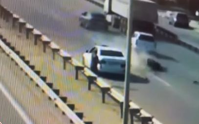 Mehdiyevin qızının sürücülük hüququ olmayıb - Qəza anının videosu YAYILDI
