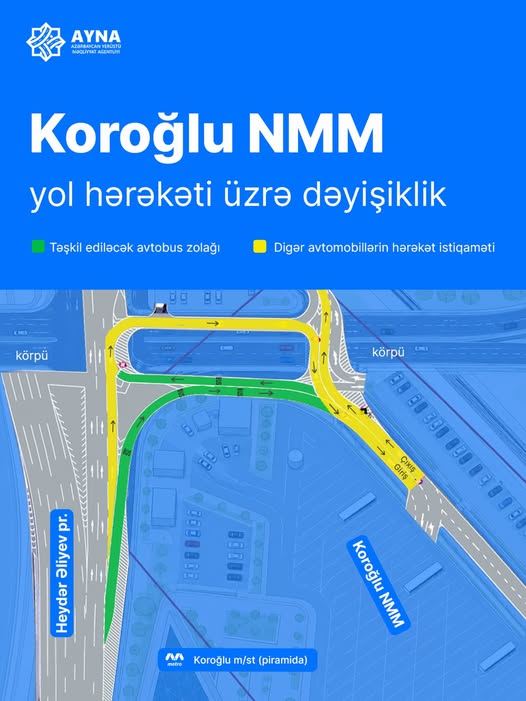“Koroğlu”da yeni hərəkət zolağı yaradılır 