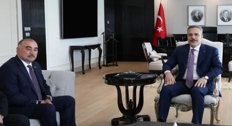 Hakan Fidan səfirimizlə görüşdü 