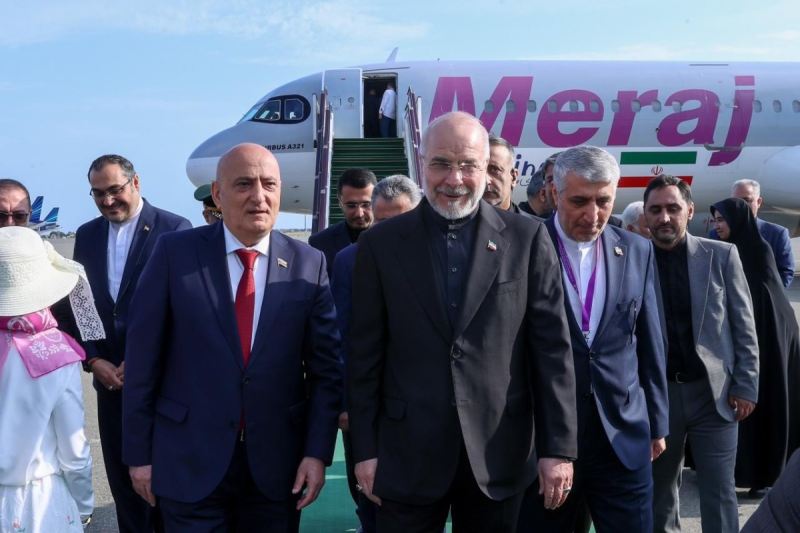 Məhəmməd Baqer Qalibaf Azərbaycana səfərə gəlib - FOTO 