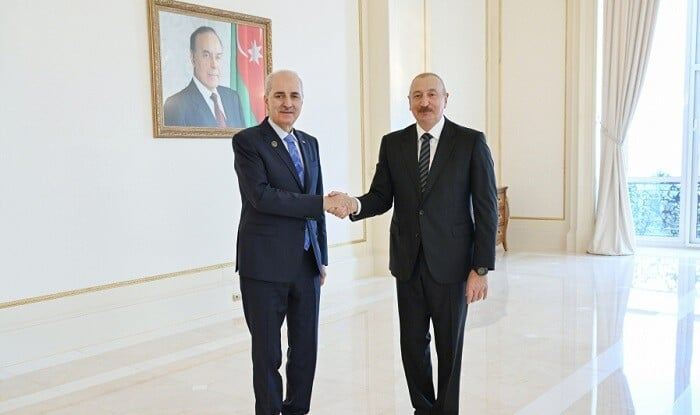 Prezident Numan Qurtulmuşu qəbul etdi - Foto 