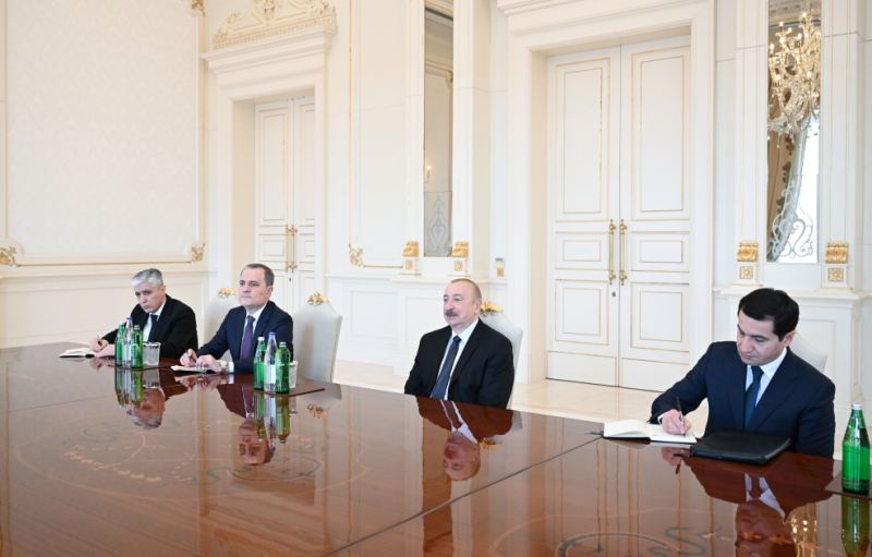 Prezident Moldova XİN rəhbərini qəbul etdi - Fotolar 