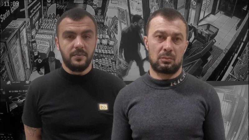 Marketdə soyğunçuluq edən iki nəfər saxlanıldı 