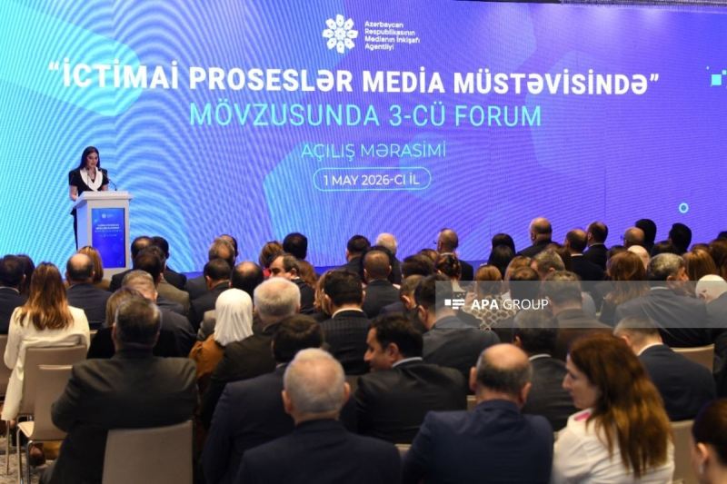 Bakıda “İctimai proseslər media müstəvisində” mövzusunda forum keçirilir 