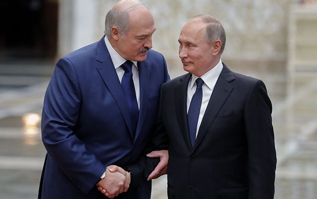 Lukaşenko Moskvaya getdi 