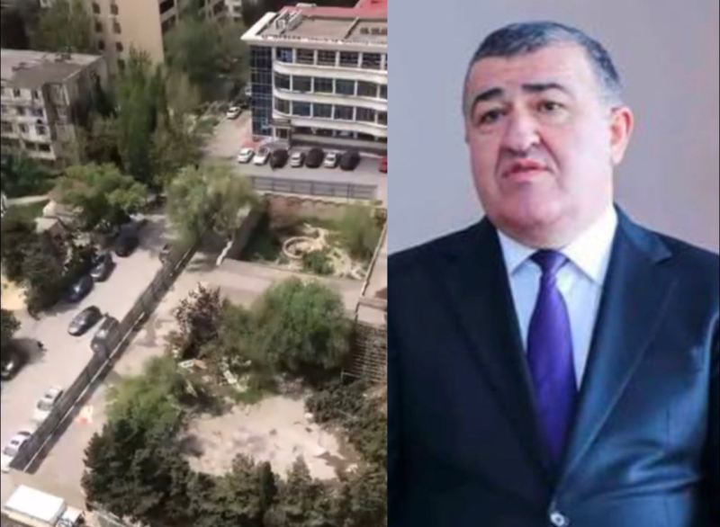Xətaidə ekoloji qalmaqal: “Ağacları kəsib bina tikirlər” - VİDEO