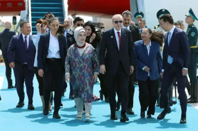 Prezident Ərdoğan Türküstana səfər edib 