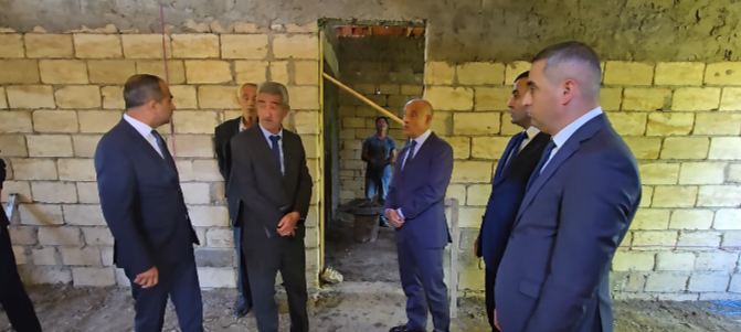 Masallıda şəhid ailəsinə ev inşa olundu - İcra başçısı baş çəkdi VİDEO