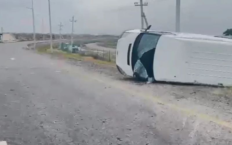 Sumqayıtda yük avtomobilləri toqquşdu, yaralılar var 