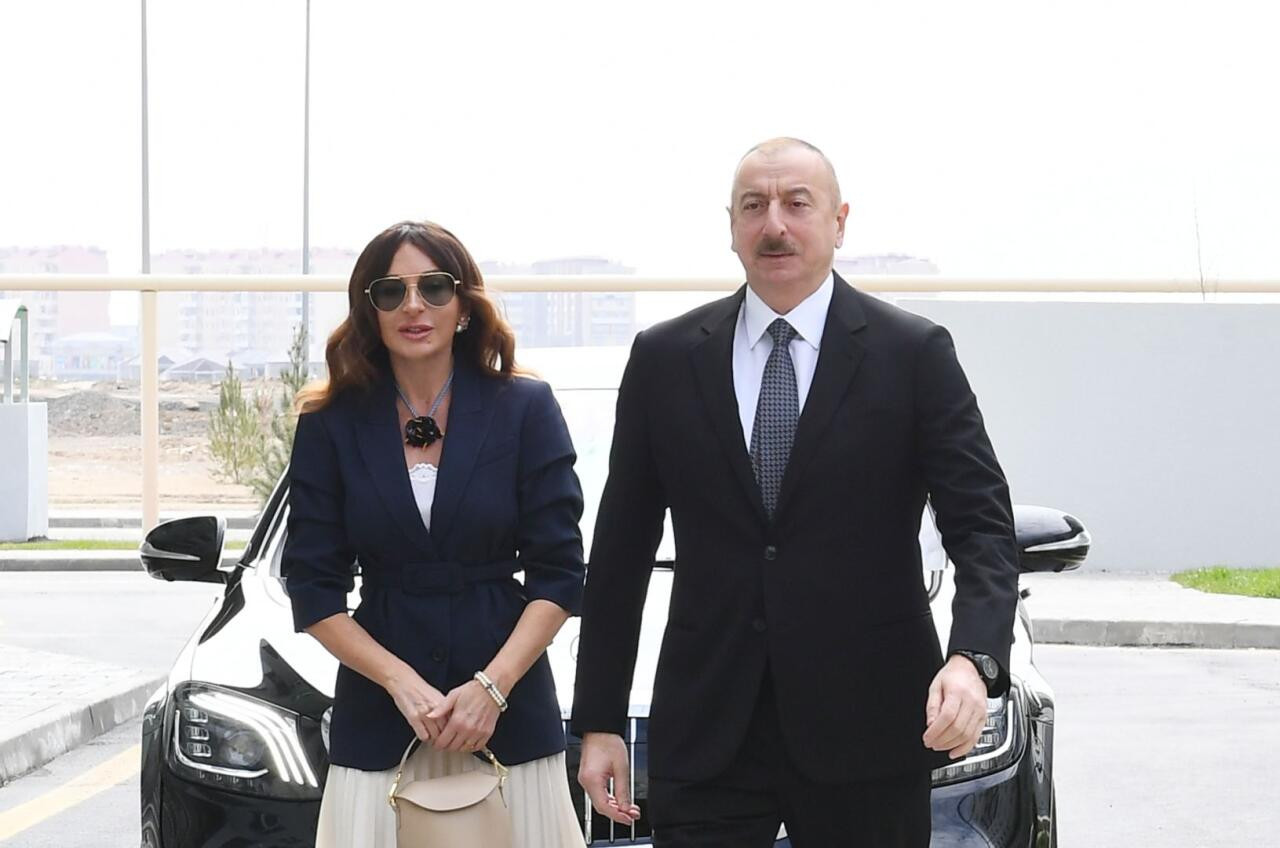 Prezident və xanımı 6-cı Dünya Köçəri Oyunlarının açılış mərasimində iştirak edir
