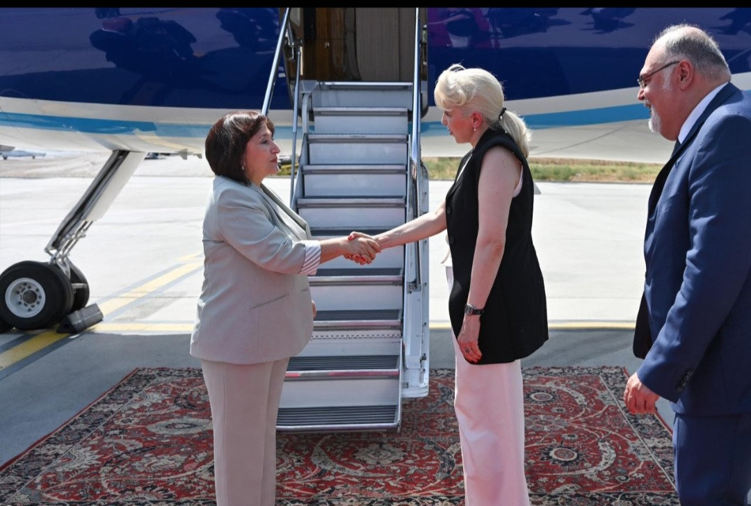 Sahibə Qafarova Serbiyaya getdi -&nbsp;FOTO