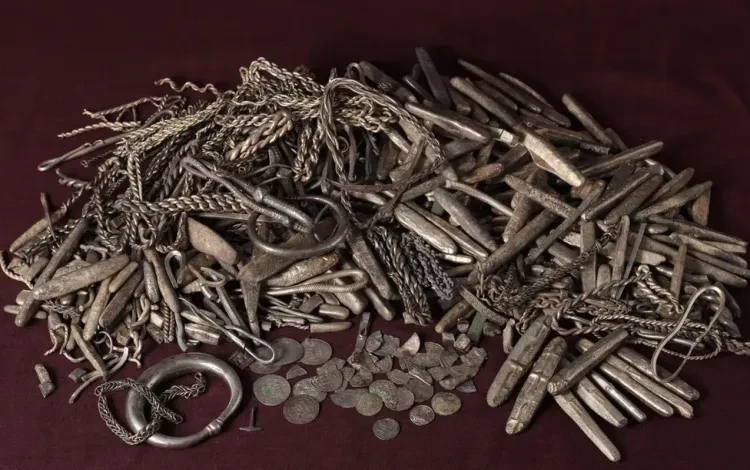 Həyətində terras tikirdi, 1100 illik vikinq xəzinəsi tapdı - FOTO